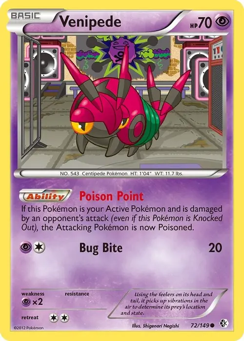 Venipede card art
