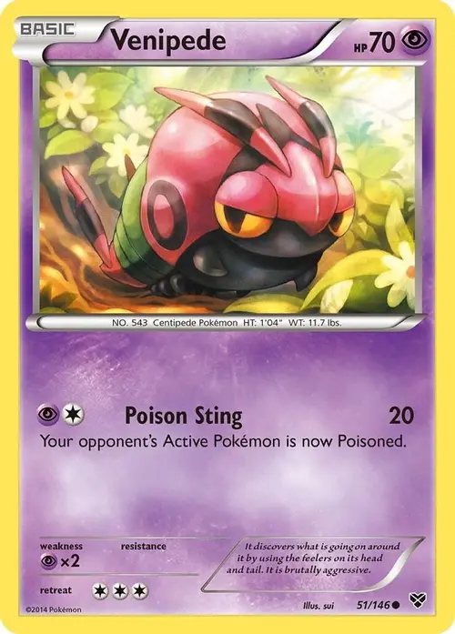 Venipede card art
