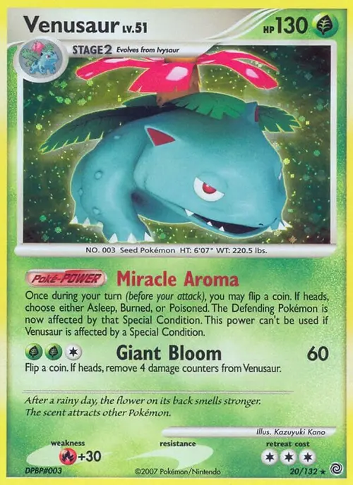 Venusaur card art