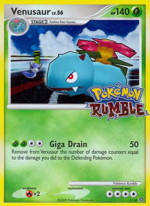 Venusaur card art