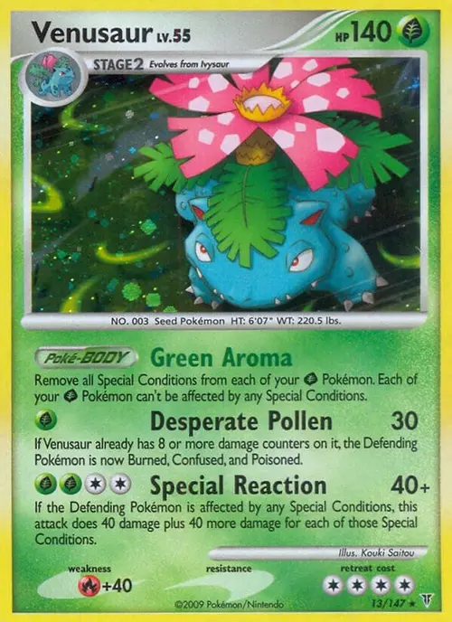 Venusaur card art
