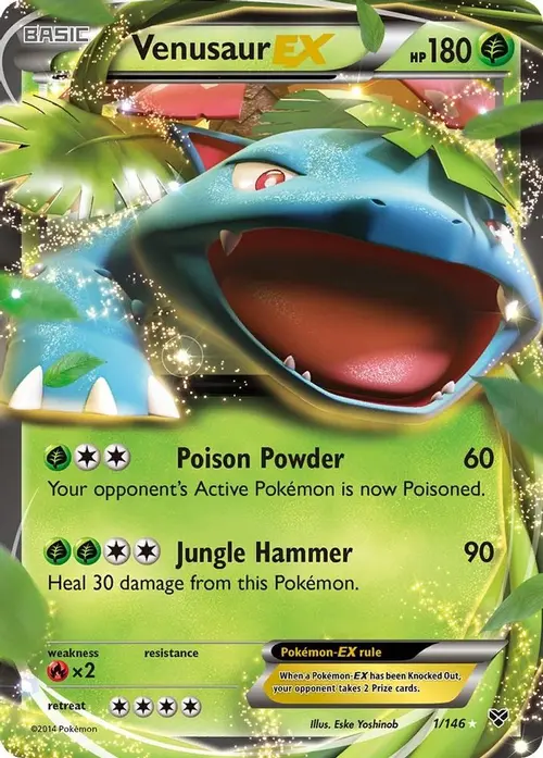 Venusaur EX card art