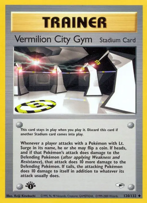 Vermilion City Gym card art
