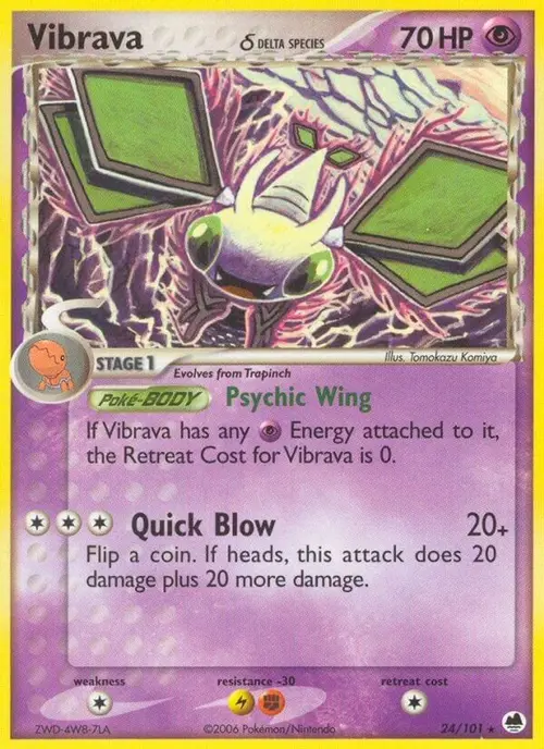 Vibrava - 024/101 (Delta Species) card art
