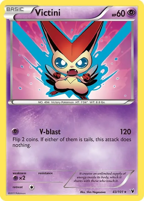 Victini (43) card art
