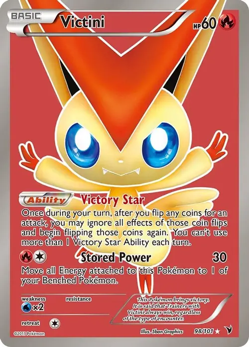 Victini (98 Full Art) card art