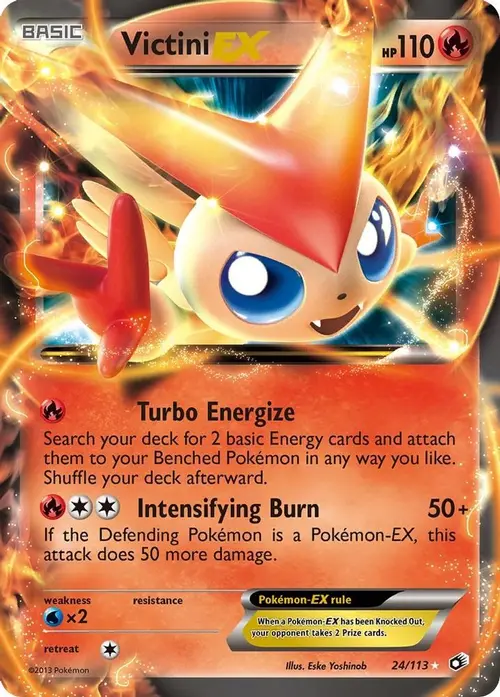 Victini EX card art