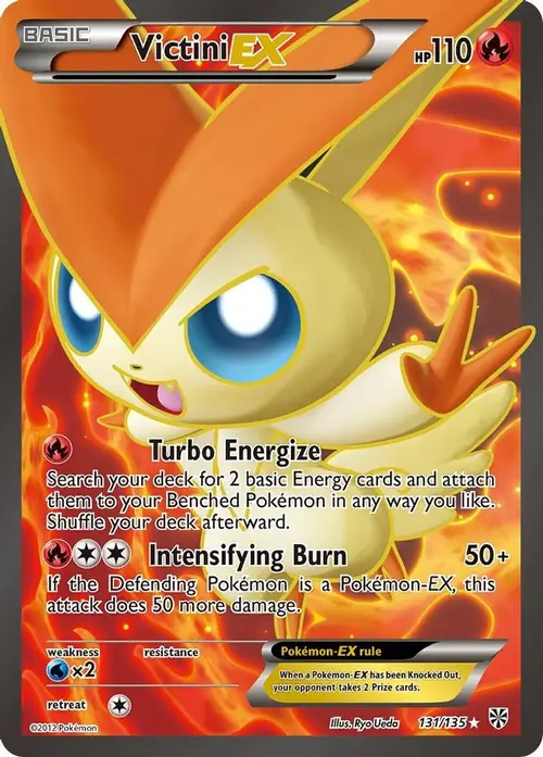 Victini EX (131 Full Art) card art