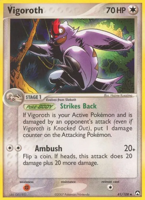 Vigoroth card art