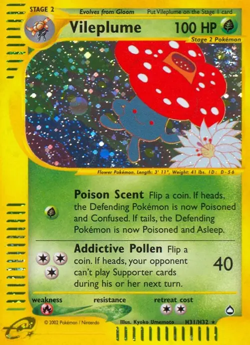 Vileplume (H31) card art