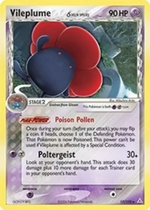 Vileplume (Delta Species) card art