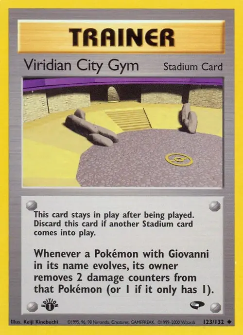 Viridian City Gym card art
