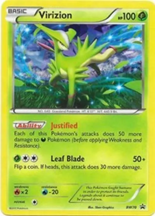 Virizion - BW70 card art