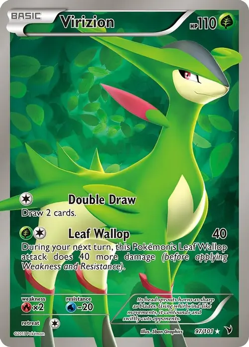 Virizion (Full Art) card art