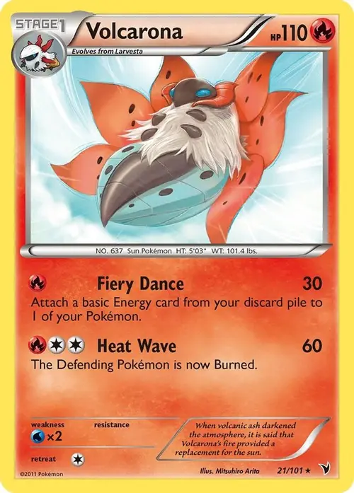 Volcarona card art