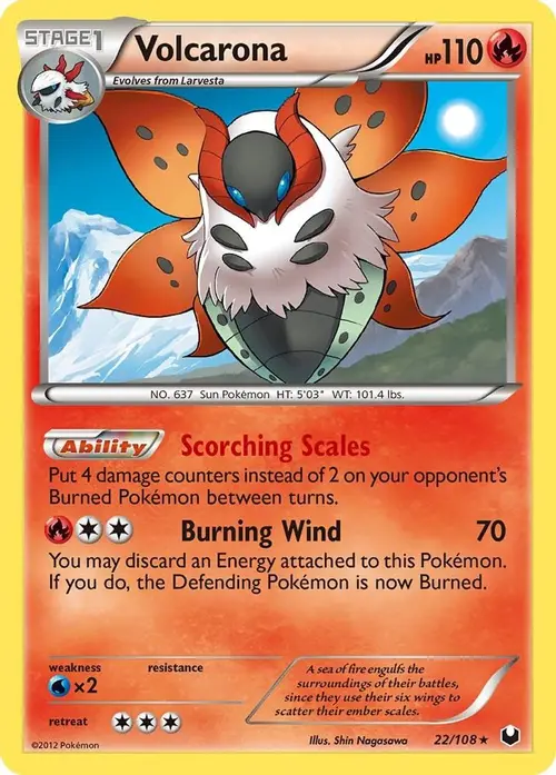 Volcarona card art