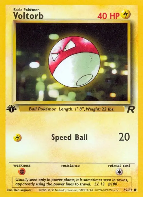 Voltorb card art