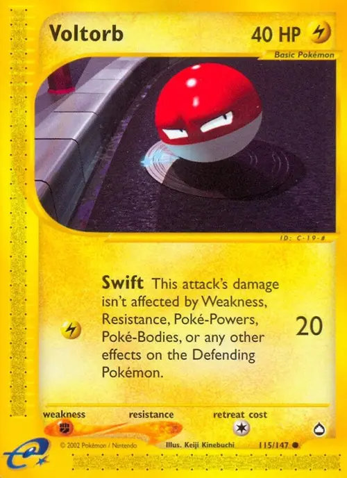 Voltorb (115) card art