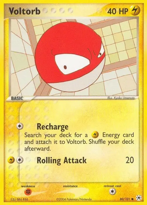 Voltorb card art