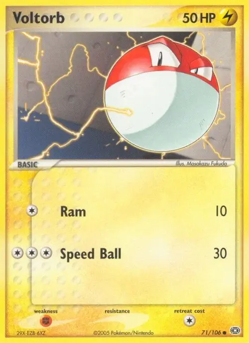 Voltorb card art