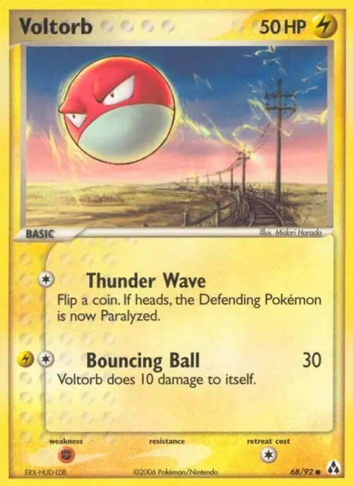 Voltorb card art
