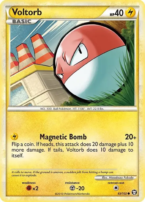 Voltorb card art