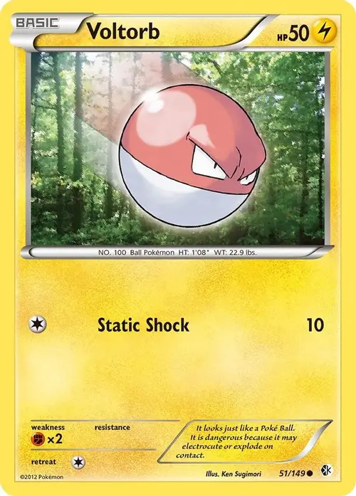 Voltorb card art