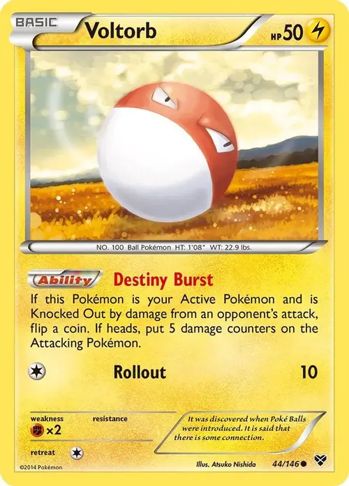 Voltorb card art