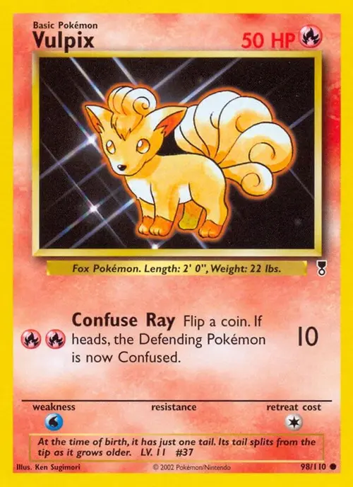 Vulpix card art