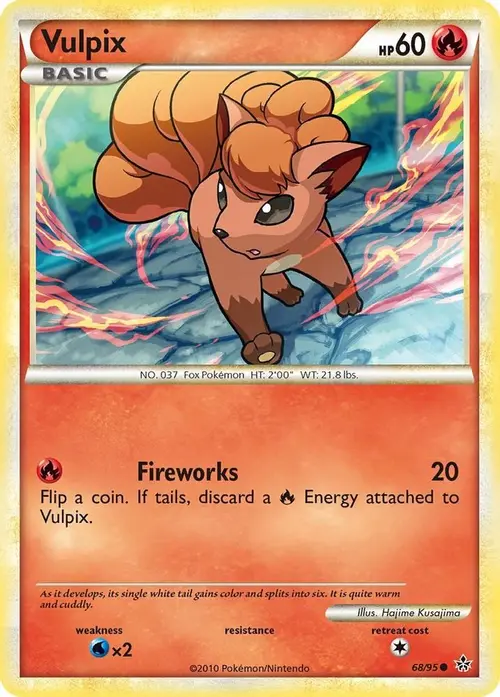 Vulpix card art
