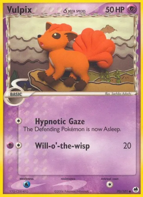 Vulpix (Delta Species) card art