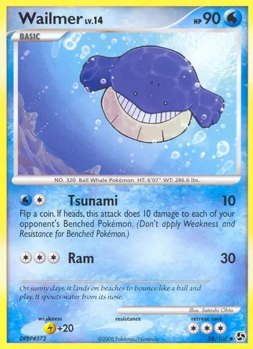 Wailmer card art