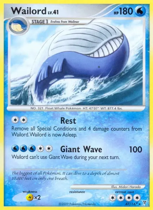 Wailord card art