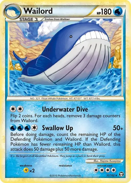 Wailord card art