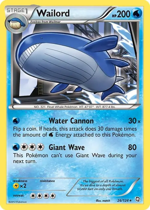 Wailord card art