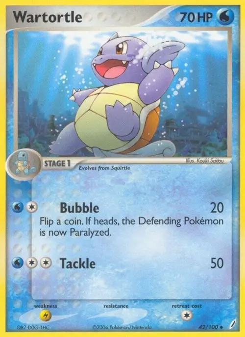 Wartortle - 042/100 card art