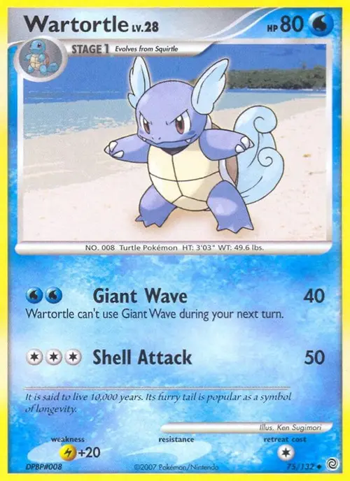 Wartortle card art