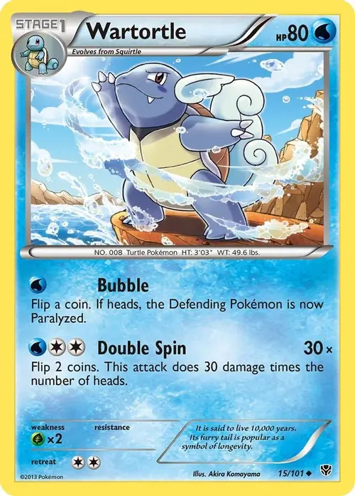 Wartortle card art