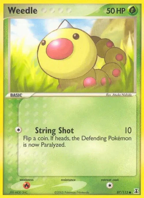 Weedle card art