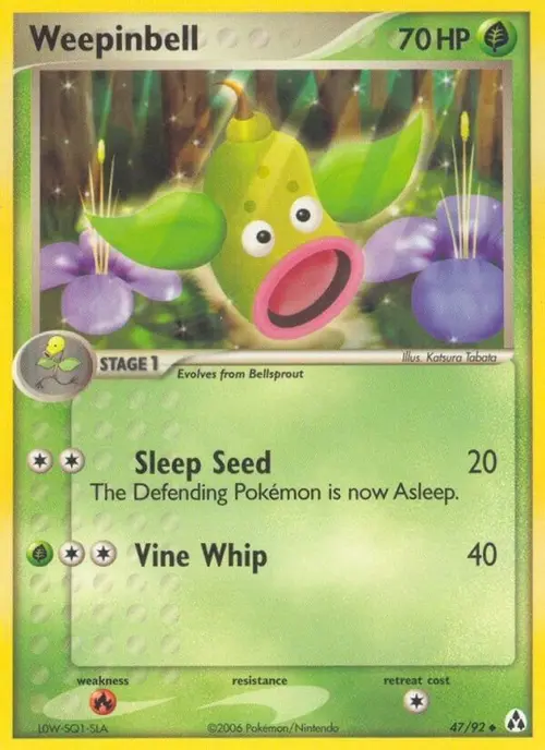 Weepinbell card art