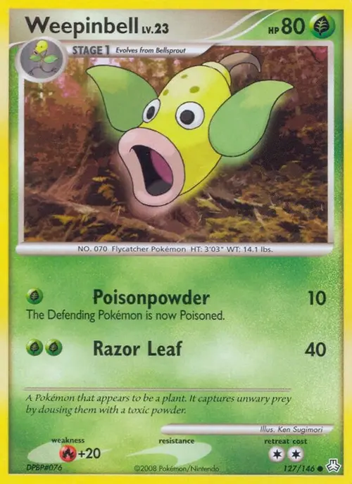 Weepinbell card art