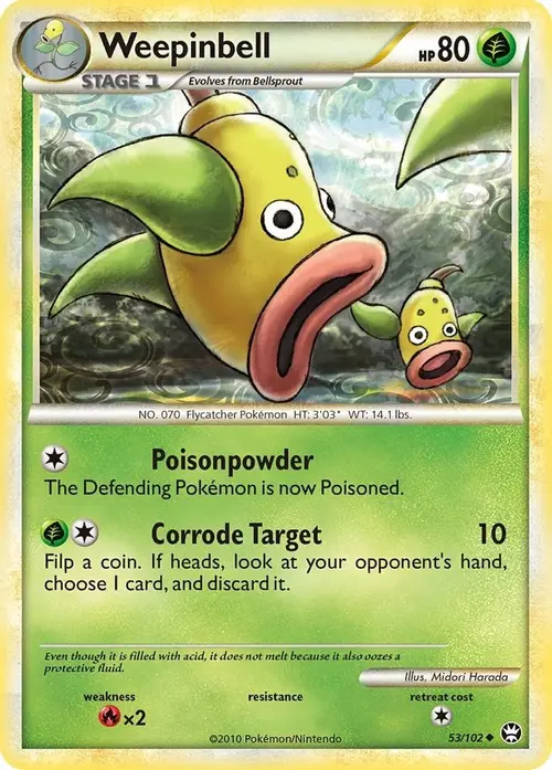 Weepinbell card art