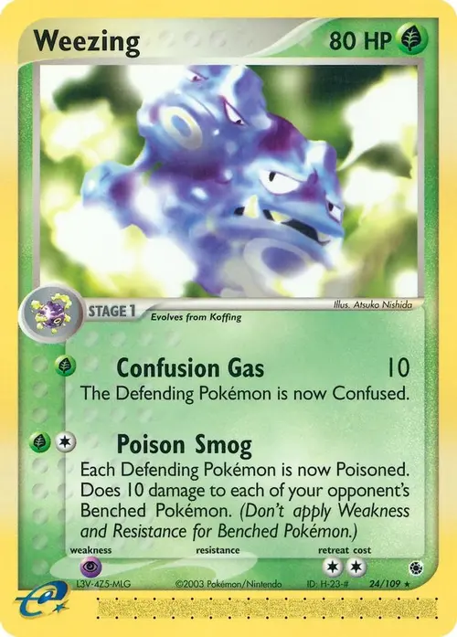 Weezing card art