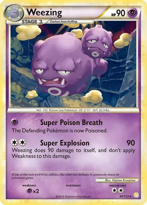 Weezing card art