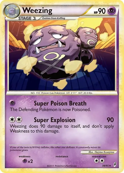 Weezing card art