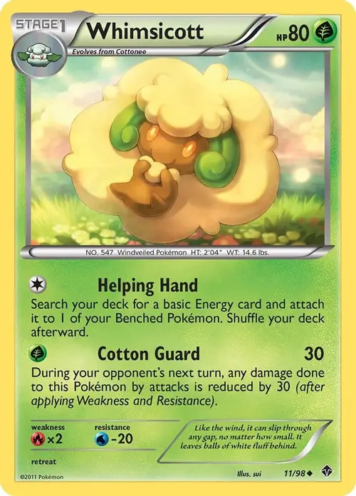 Whimsicott (11) card art
