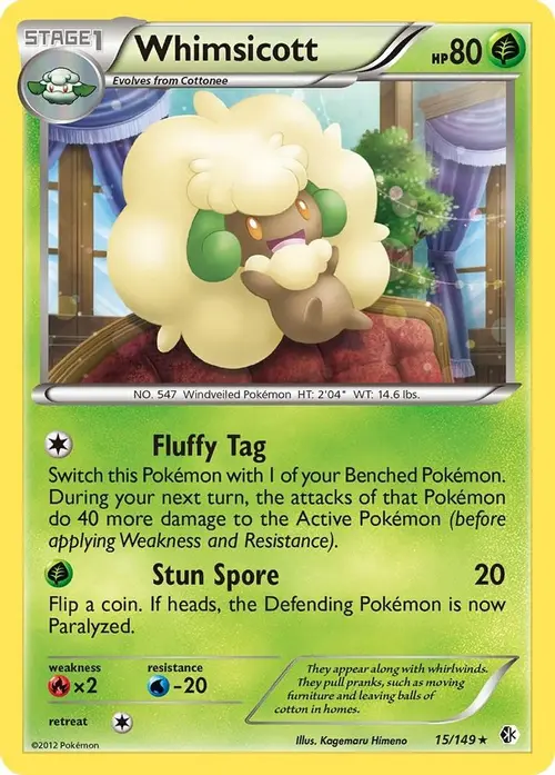 Whimsicott card art