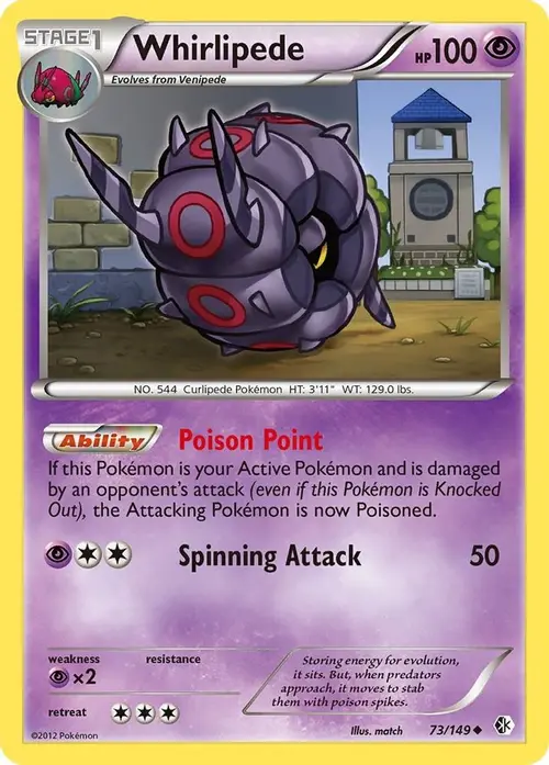 Whirlipede card art