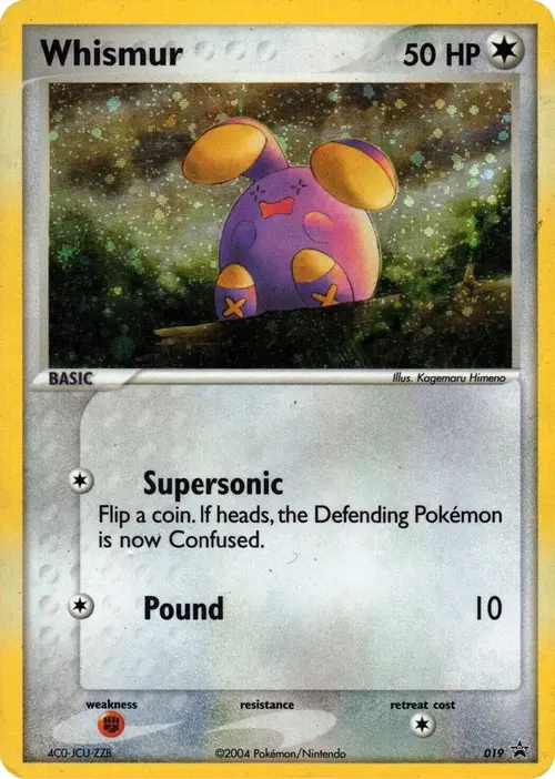 Whismur - 019 (EX Deck Tin) card art