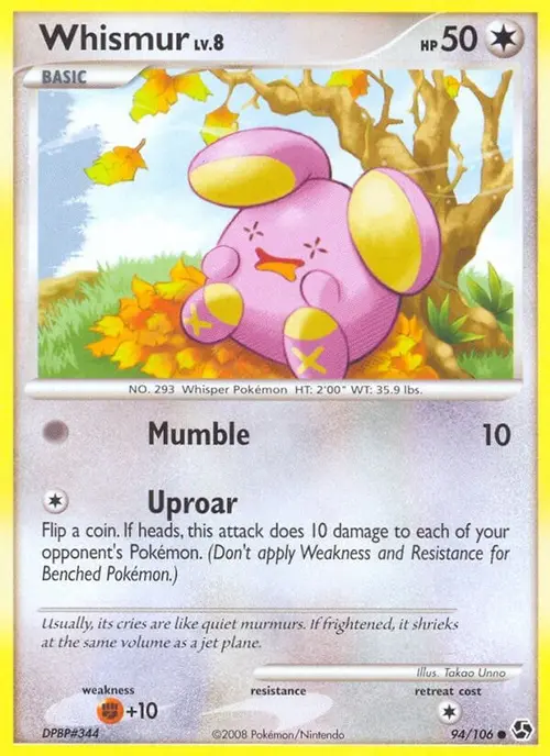 Whismur card art